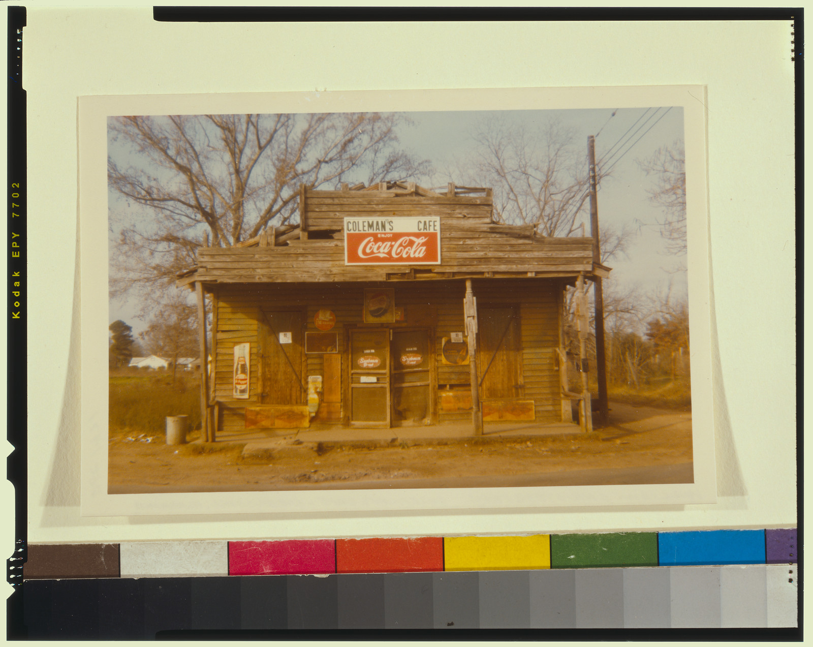 Coleman's cafe, Greensboro, Alabama, 1971 December. — historic photograph