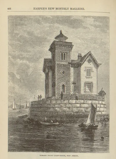 Bergen Point light-house, New Jersey / A.T. Sears, sc.