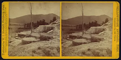 Mammoth Hot Springs Series. Lone Tree Basins