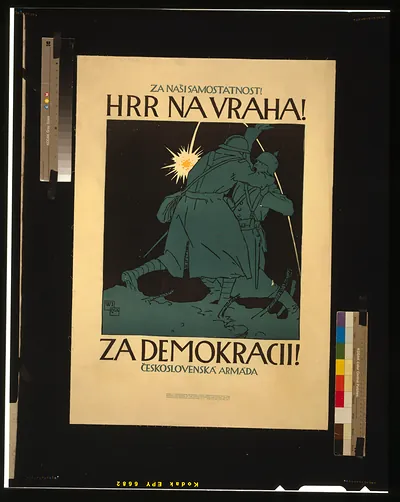 Za naši samostatnost! Hrr na vraha! Za demokracii!