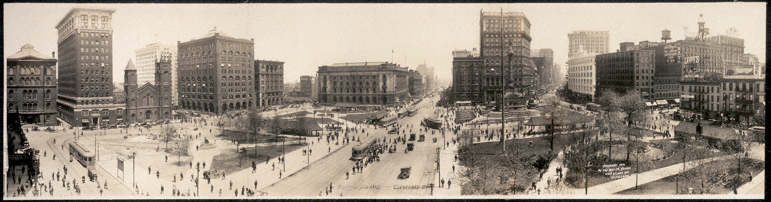 Public Square, Cleveland, Ohio, 1916, 1916 — historic image