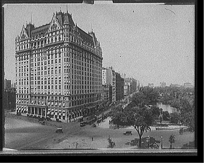 [The Plaza Hotel and Central Park, New York, N.Y.]