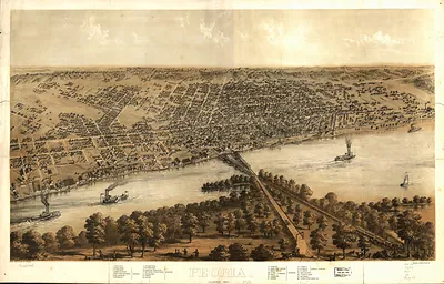 Peoria, Illinois, 1867