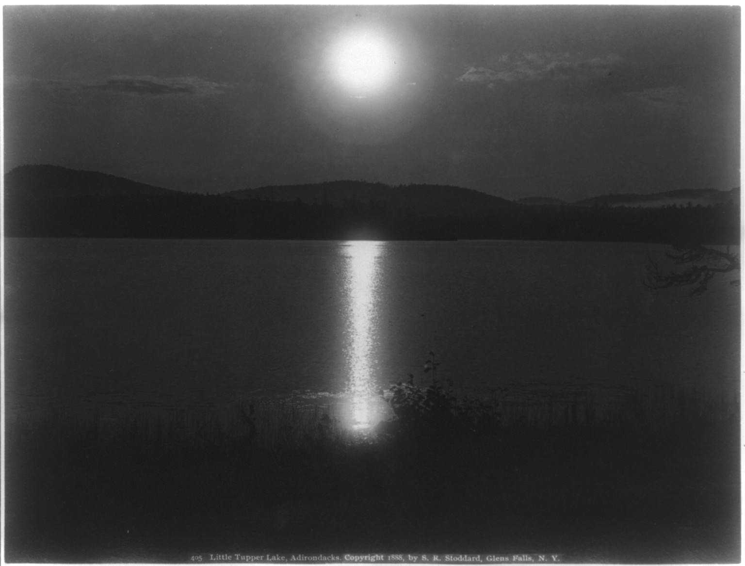 Little Tupper Lake, Adirondacks, c1888. — historic photograph