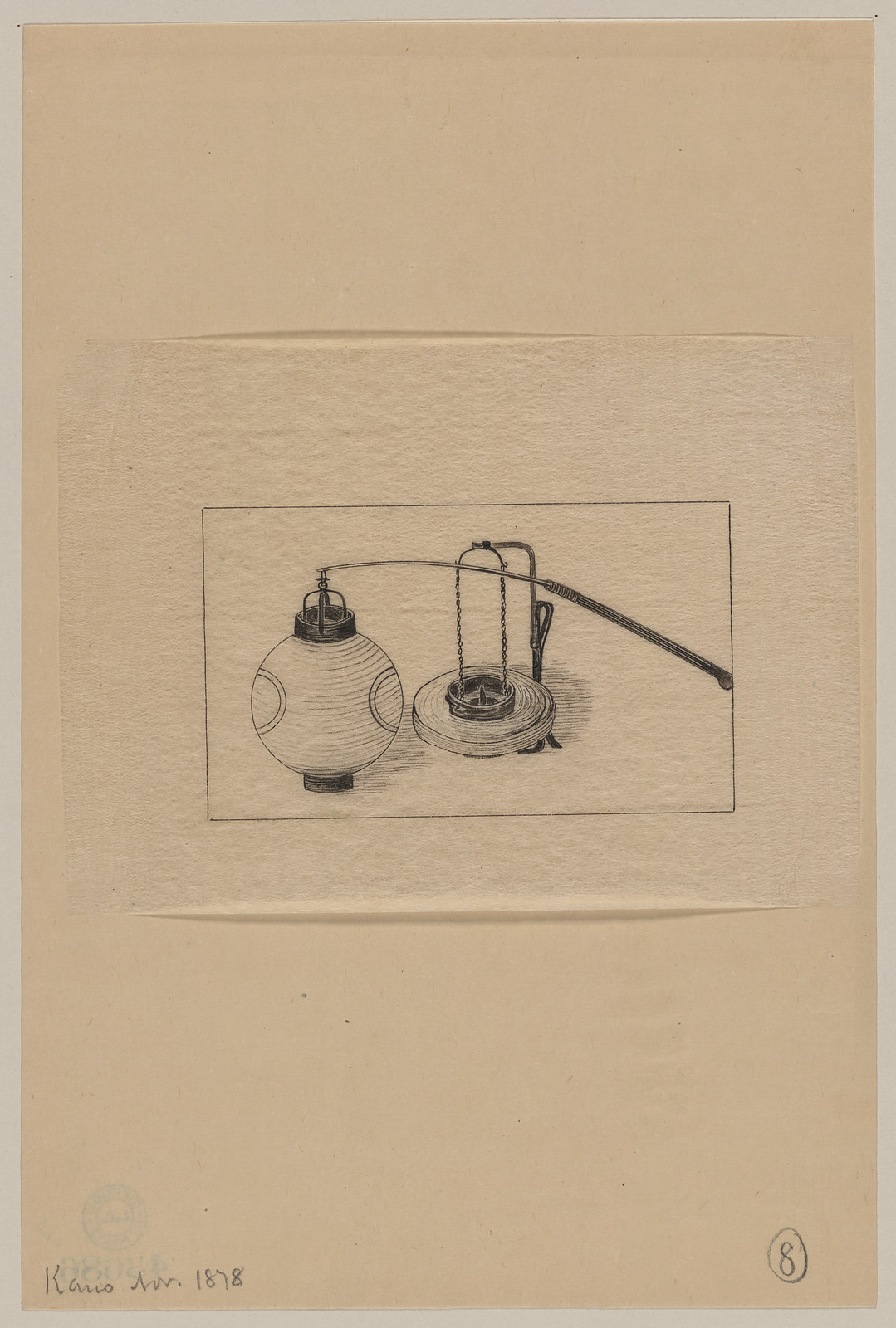 [Japanese drawing], 1750 — historic drawing