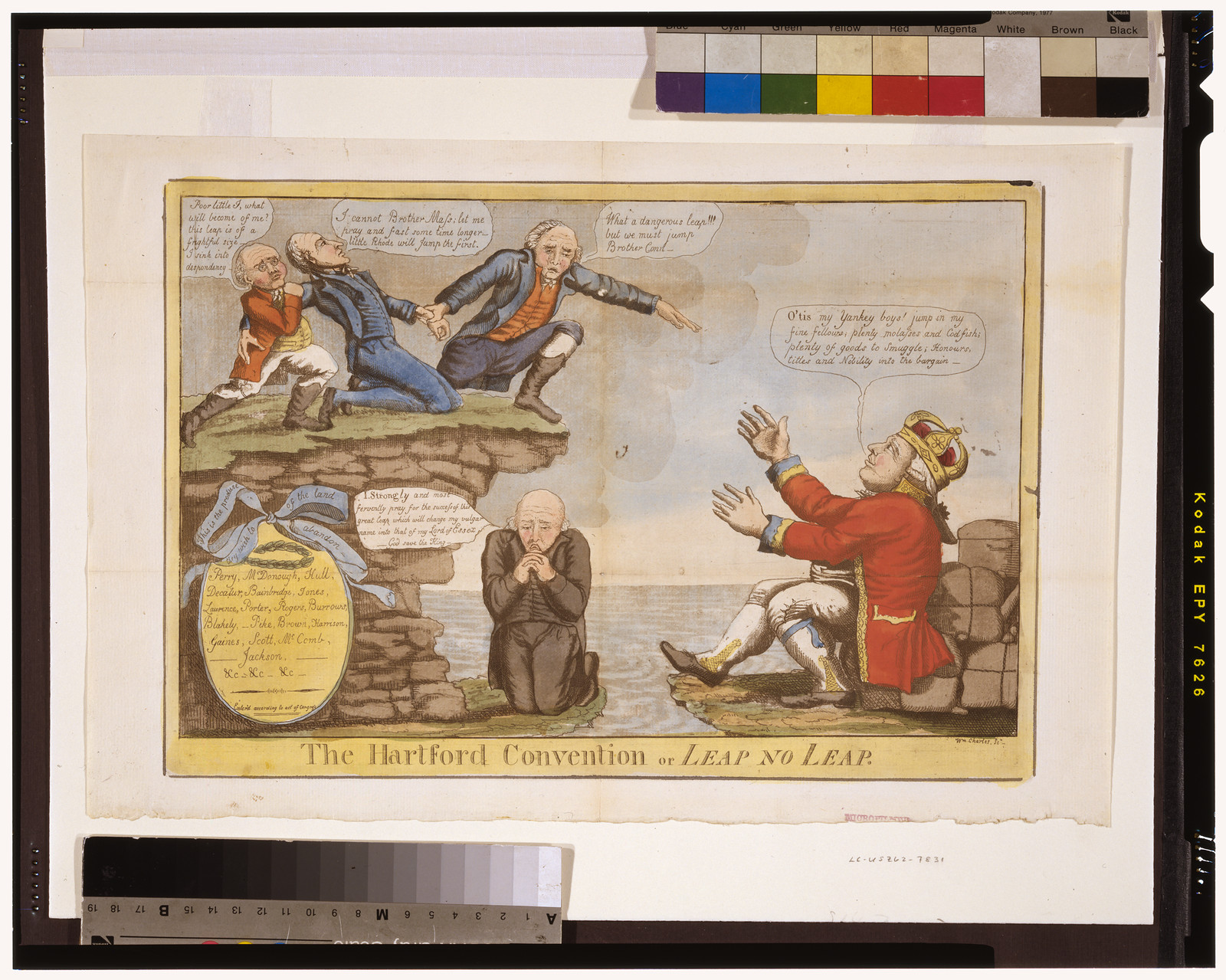 The Hartford Convention or Leap no leap / Wm. Charles, Sc., [Philadelphia : s.n.,] c1814. — historic print