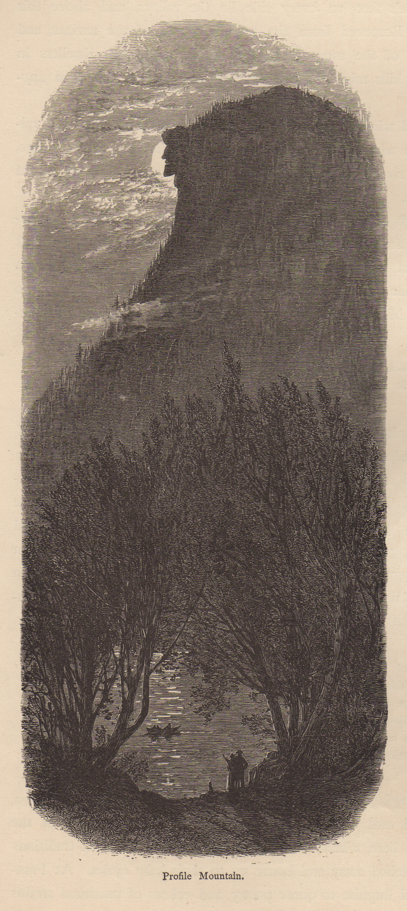Profile Mountain — historic image