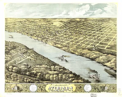 Atchison, Kansas, 1869