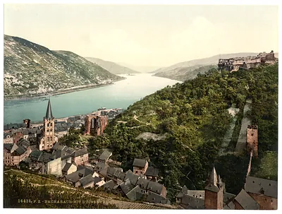 Bacharach and ruins of Stahleck the Rhine Germany