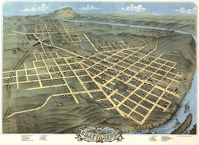Chattanooga, Tennessee, 1871