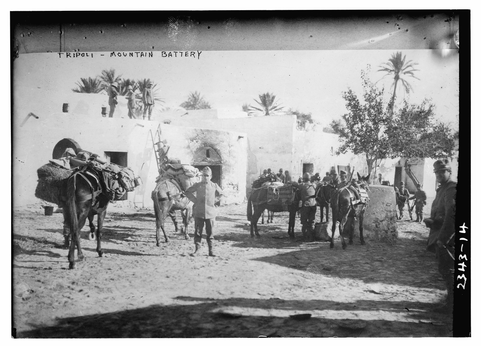Tripoli - Mt. battery, n/a — historic photograph