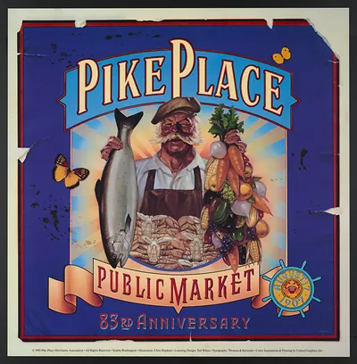 Pike Place Public Market 83rd Anniversary poster