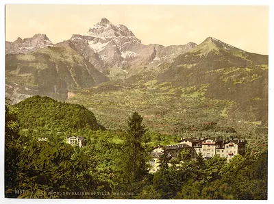 Hotel Salines and Villa des Bains Bex Vaud Canton of Switzerland