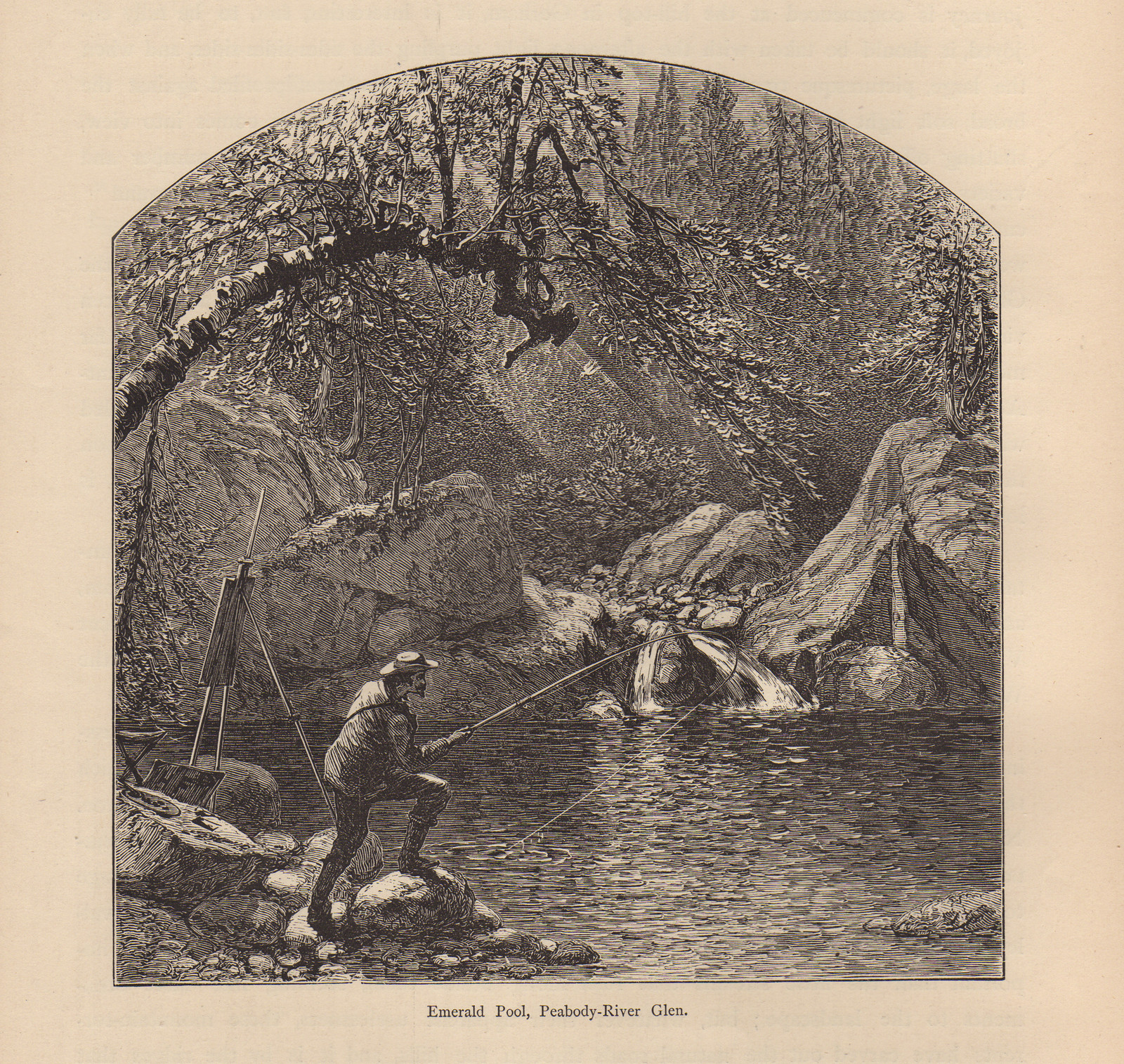 Emerald Pool, Peabody-River Glen — historic image