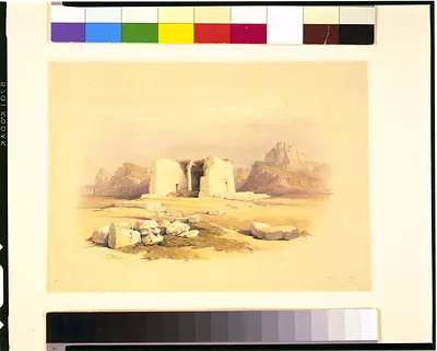 Temple at Tafa in Nubia Nov 16th 1838 / David Roberts, R.A.