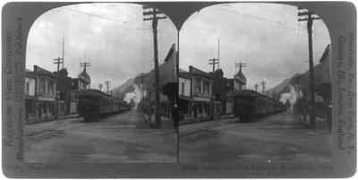 White Pass and Yukon R.R., Main St., Skagway, Alaska