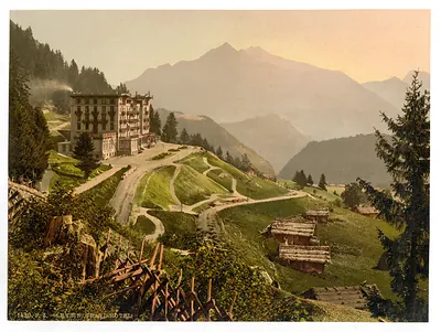 Leysin Grand Hotel Nand of Canton Switzerland