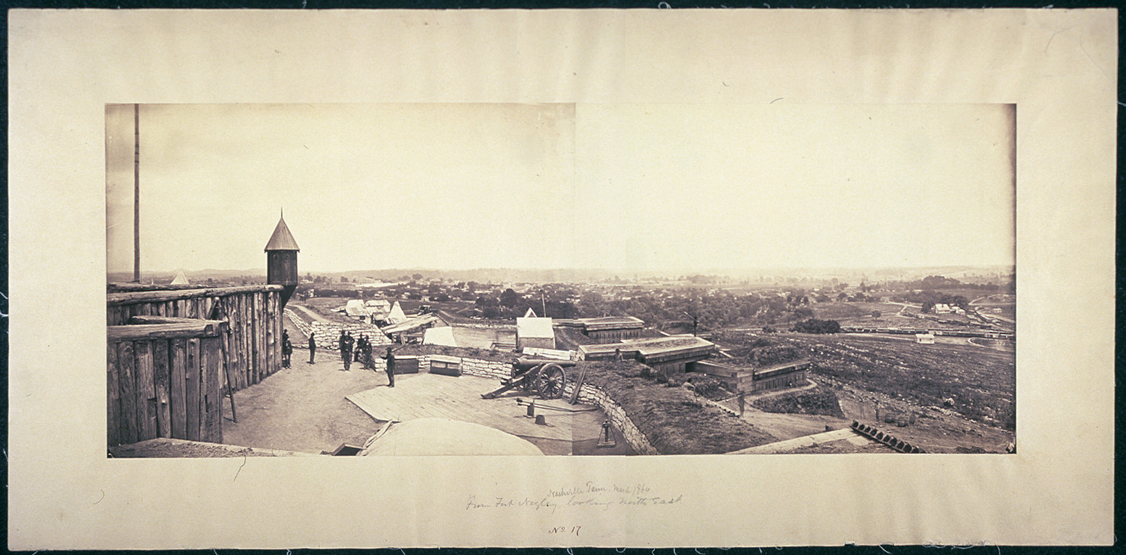 Nashville, Tenn., from Fort Negley, Tennessee, 1864 — historic image