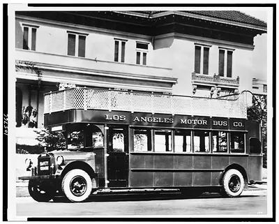 [Los Angeles Motor Bus Co. doubledeck bus]