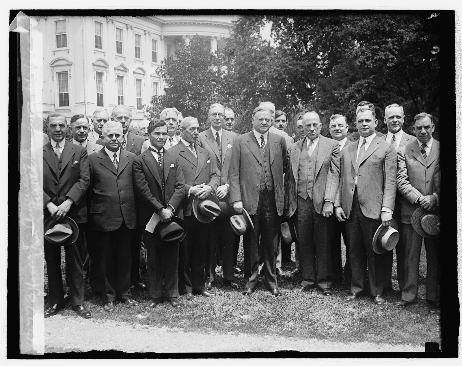 Hoover & Pan American Health Congress, 6/3/29, [19]29 June 3. — historic photograph