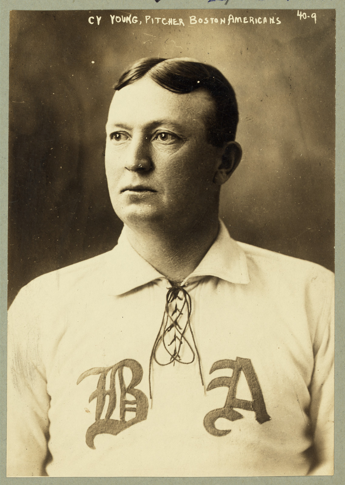 [Denton True] Cy Young, pitcher, Boston Americans, [1902] — historic photograph