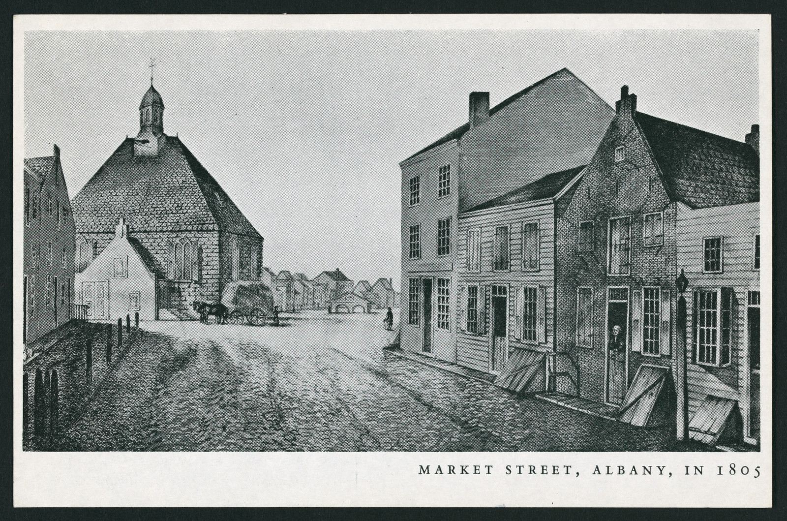 Market Street Albanyin1805 — historic image