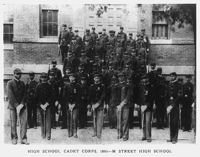 High School Cadet Corps, 1895 - M Street High School [Washington, D.C.]