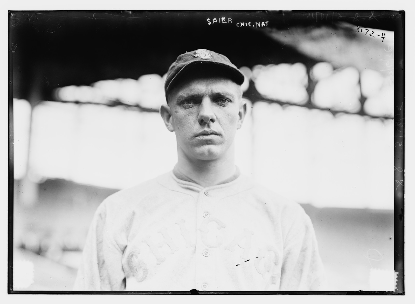 Saier, Chicago Cubs, n/a — historic photograph