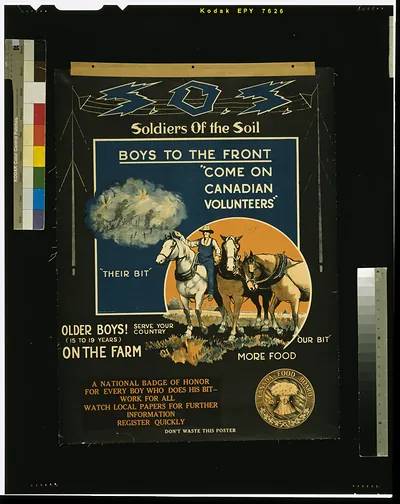 S.O.S. Soldiers of the Soil - boys to the front