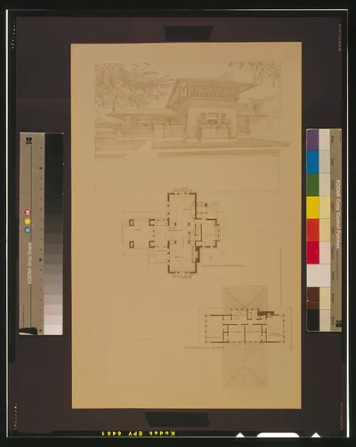 Wohnhaus für Herrn Martin, Buffalo, N.Y. / Frank Lloyd Wright.