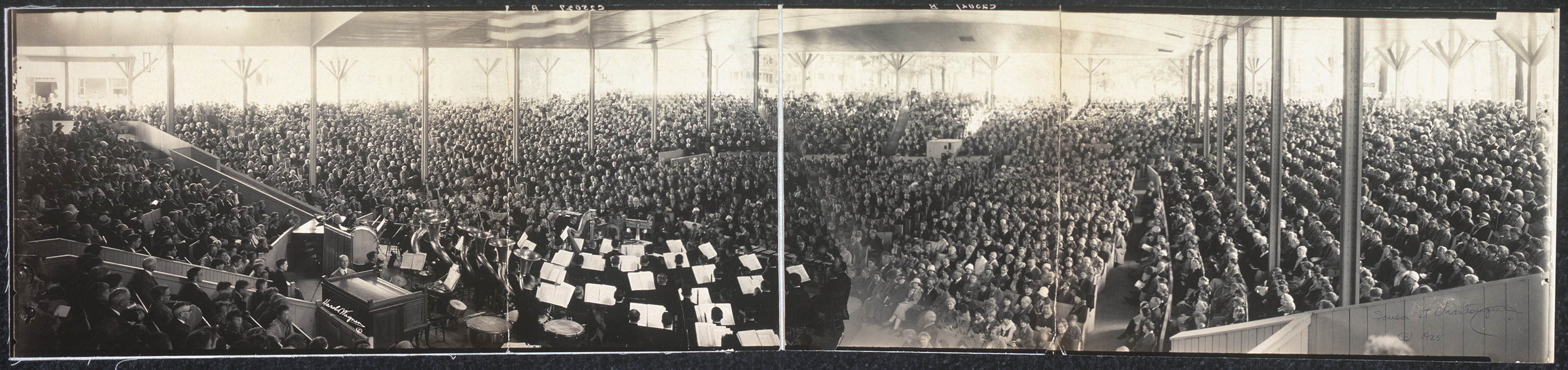 Sousa at Chautauqua, New York, 1925, 1925 — historic image