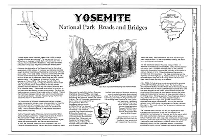 Yosemite National Park Roads and Bridges