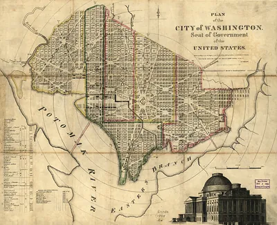 Plan of the City of Washington, Seat of Government of the United States