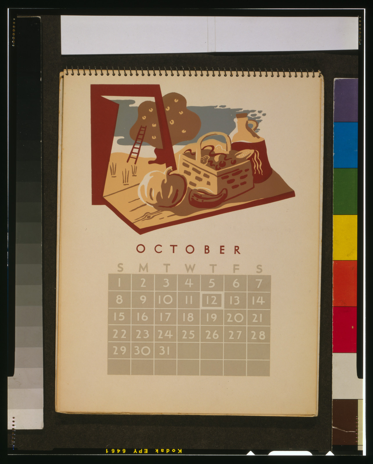 October, [1938] — vintage poster