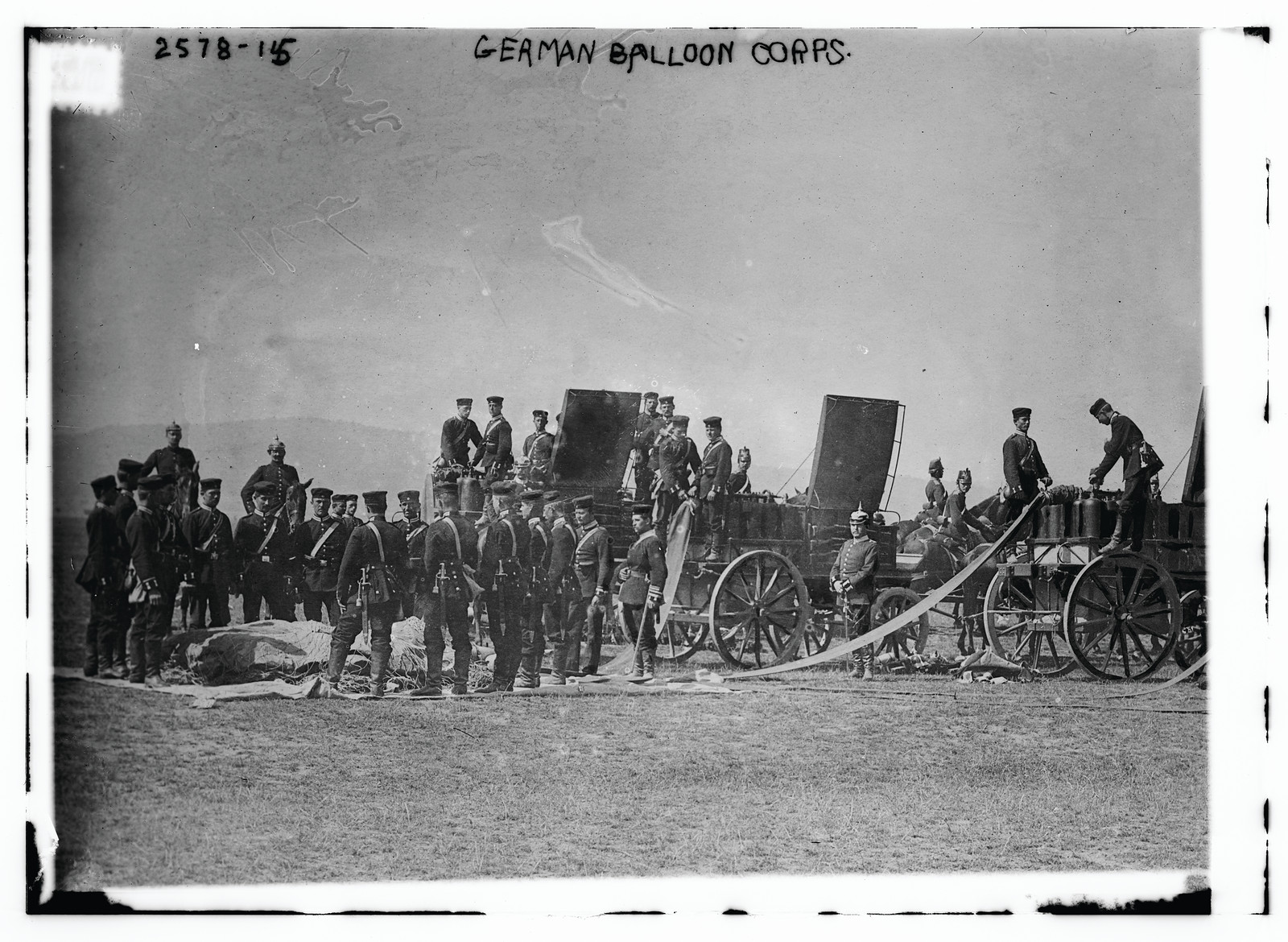 German balloon corps, n/a — historic photograph