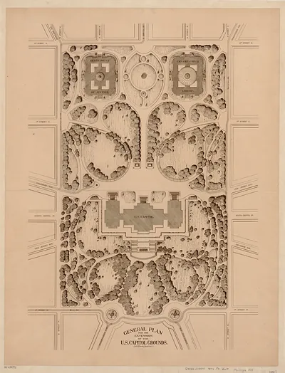 General Plan for the Extension of the U.S. Capitol Grounds