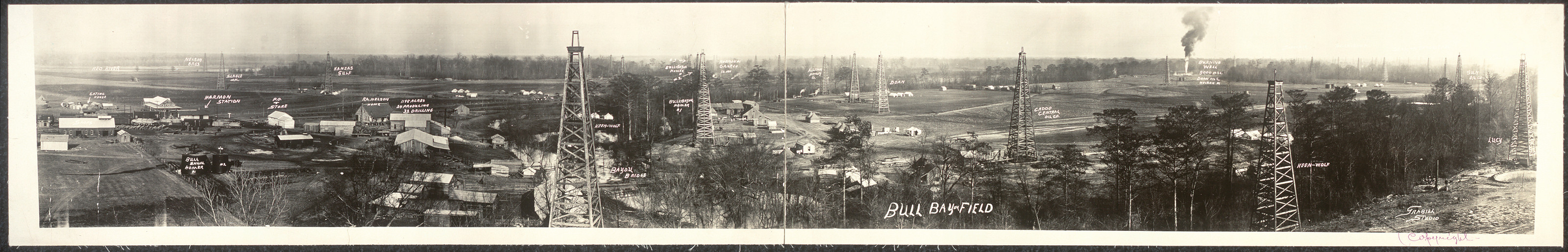 Bull Bayou Field, Louisiana, 1921, 1921 — historic image
