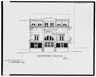 [Empress Theatre (Burlesque), West Water St. near Well St., Milwaukee, Wisconsin] / AFD 1932.