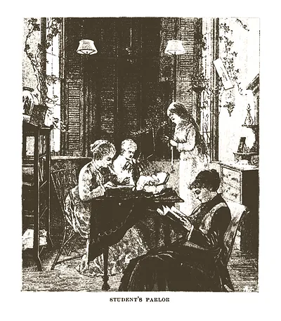 Wellesley College From Harpers Weekly 1876 8, Massachusetts