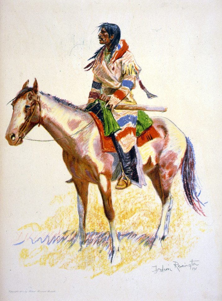 [A breed] / Frederic Remington., New York : R.H. Russell, publisher, 1901. — antique lithograph
