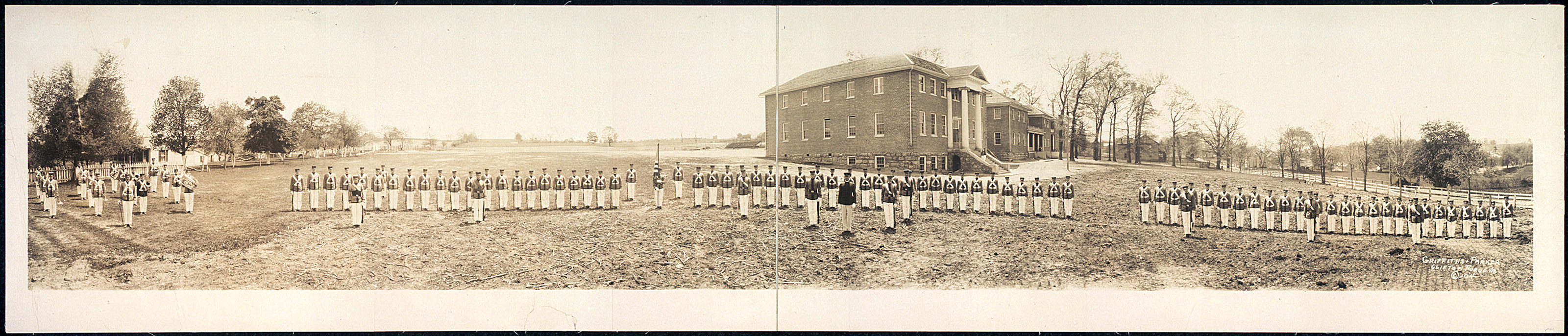 Lewisburg Military Acad, West Virginia, 1913 — historic image