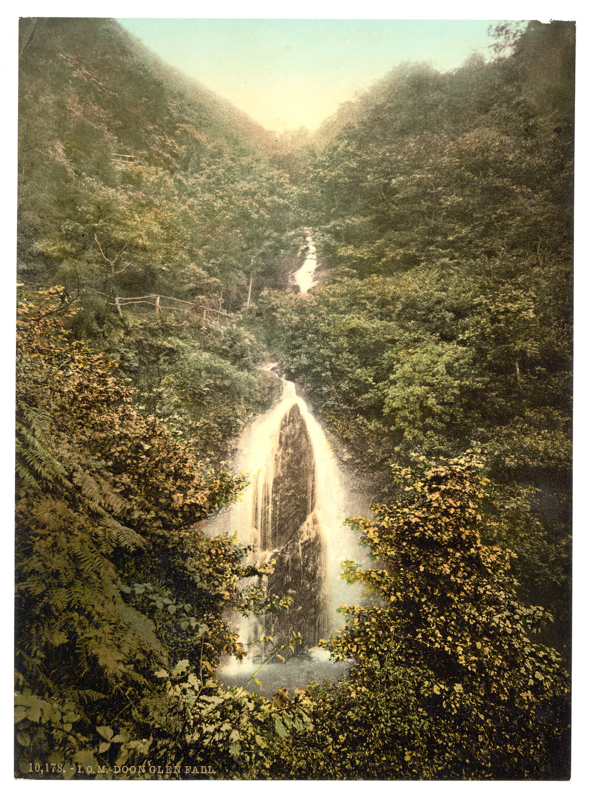 Laxey Doon Glen Waterfall Isle of Man England, [between ca. 1890 and ca. 1900]. — historic print