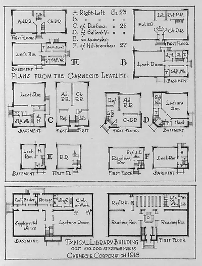 Plans from the Carnegie Leaflet