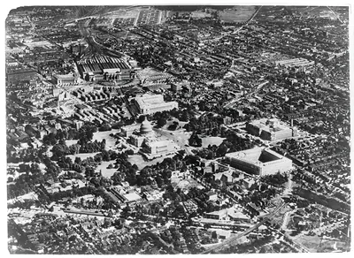 Aerial view of the Capitol Hill area, Wash., D.C., ca. 1920