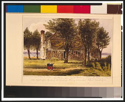 The Moore House near Yorktown, Va. (Rear) / McIlvaine.