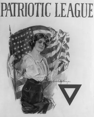 Patriotic League / Howard Chandler Christy 1918 The United States Prtg. Lith. Co.