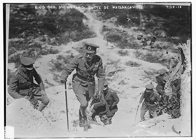 King Geo. Mounting Butte De Warlancourt