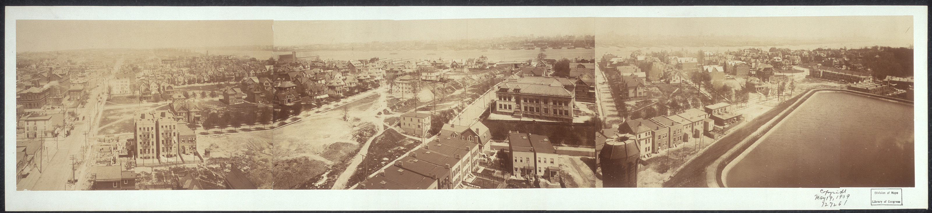 New York and Highwood Park, New Jersey, 1909, 1909 — historic image
