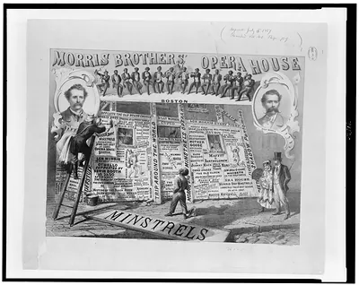 Morris Brothers' opera house, Boston / A. Trochsler & Co. lith., Boston.