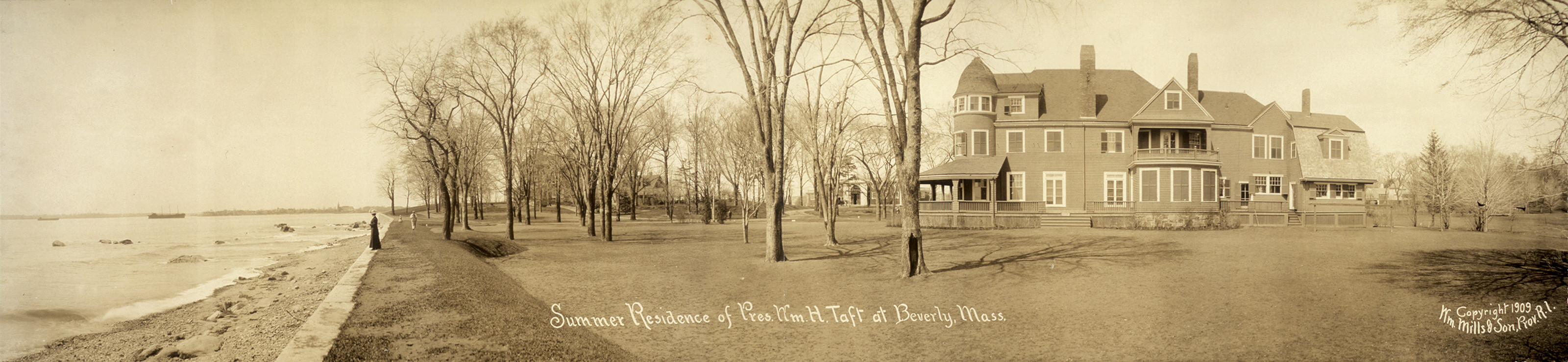 Beverly Taft Summer House, Massachusetts, 1909, 1909 — historic image